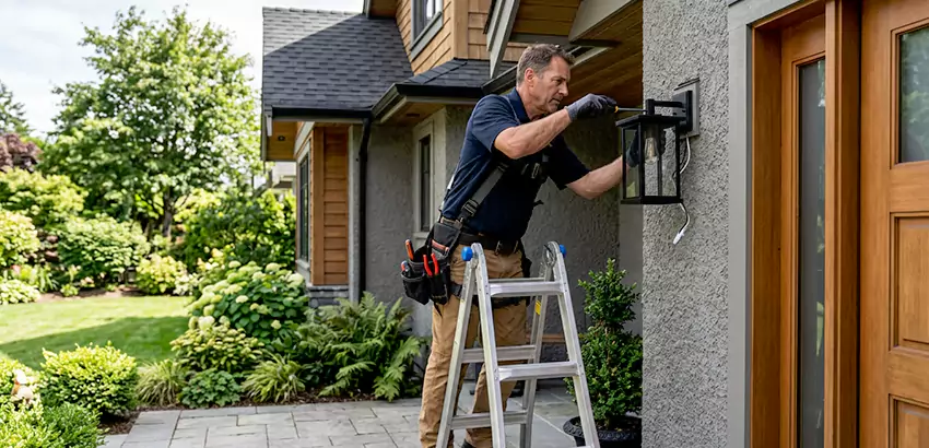 Outdoor and Exterior Light Fixture Installation in Spokane