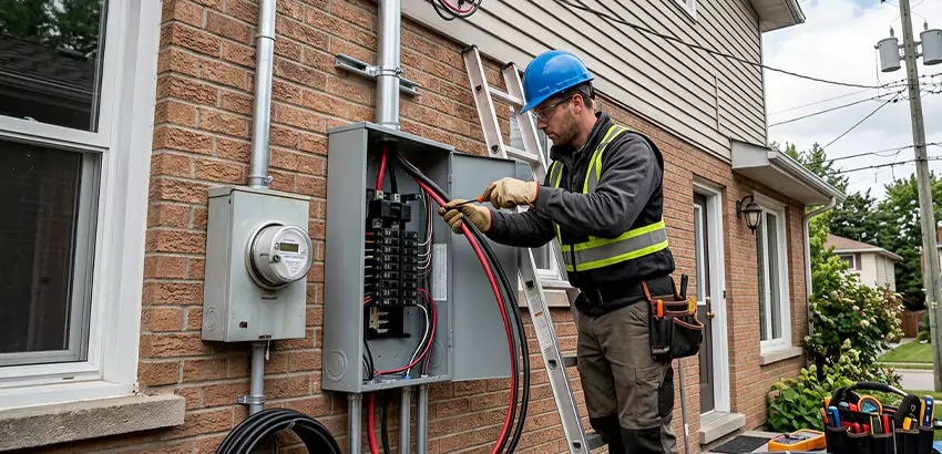 Outdoor Subpanel Installation in Spokane