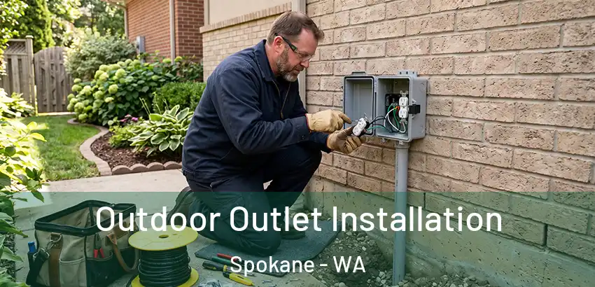Outdoor Outlet Installation Spokane - WA